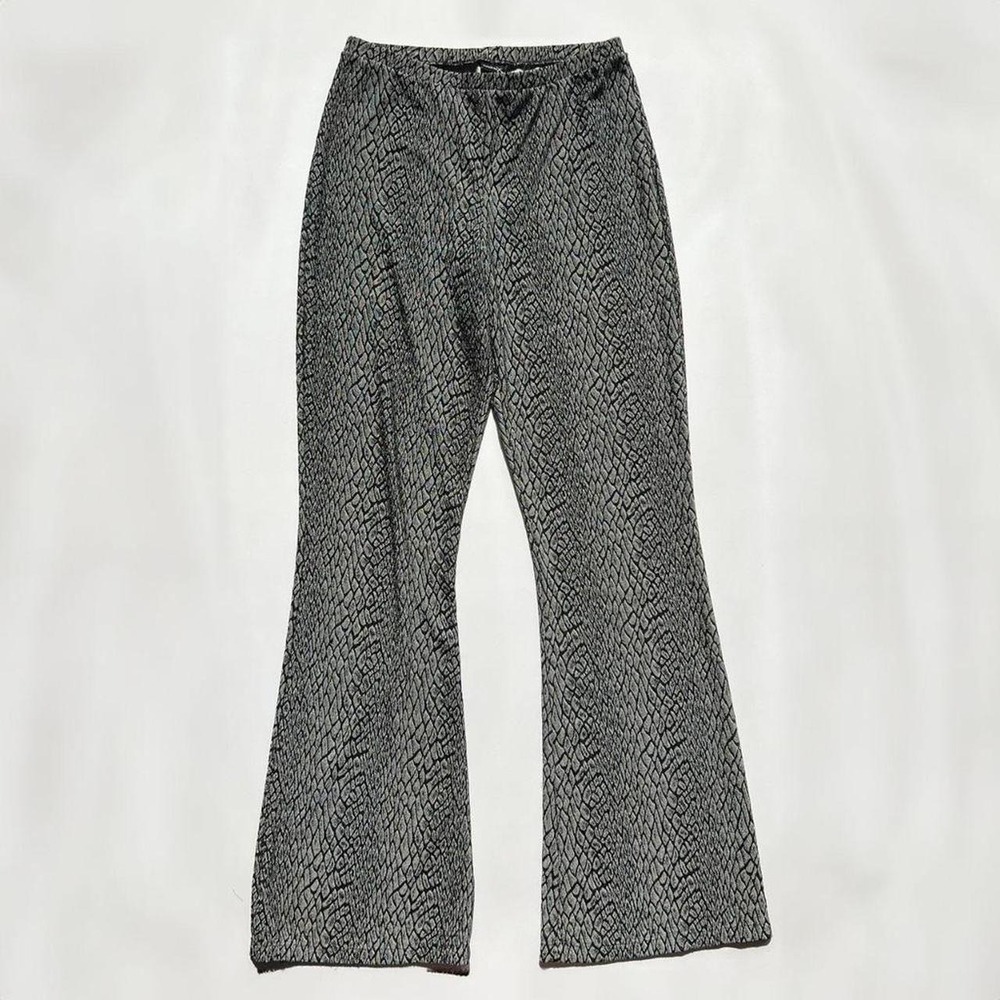 FormulaX Vintage 90s/Y2K Snakeskin Print Flared Pants‎